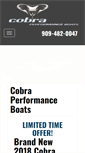 Mobile Screenshot of cobraperformanceboats.com